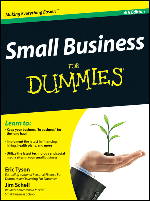 Title details for Small Business For Dummies by Eric Tyson - Wait list
